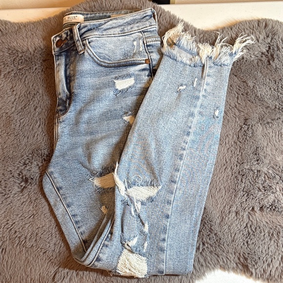 Judy Blue Denim - Judy Blue Distressed Skinny Fit Jeans